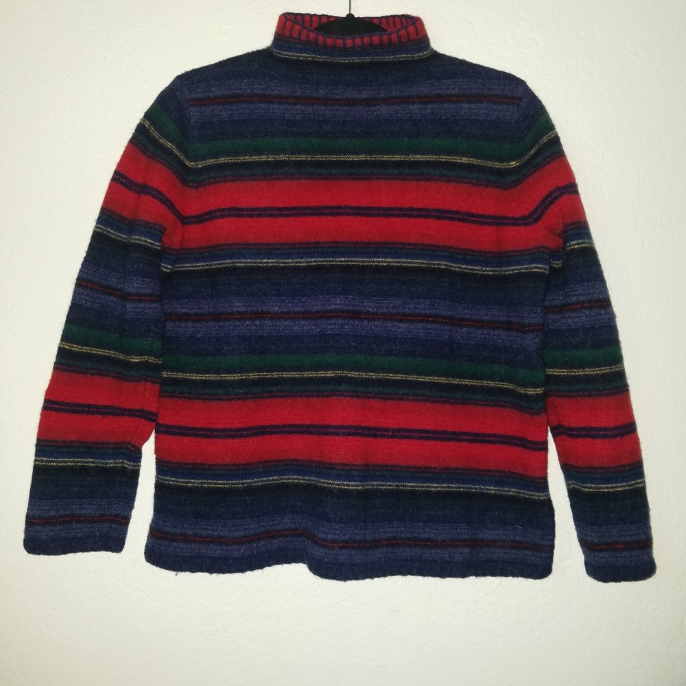 Ralph Lauren Multicolor Striped Turtleneck Sweater